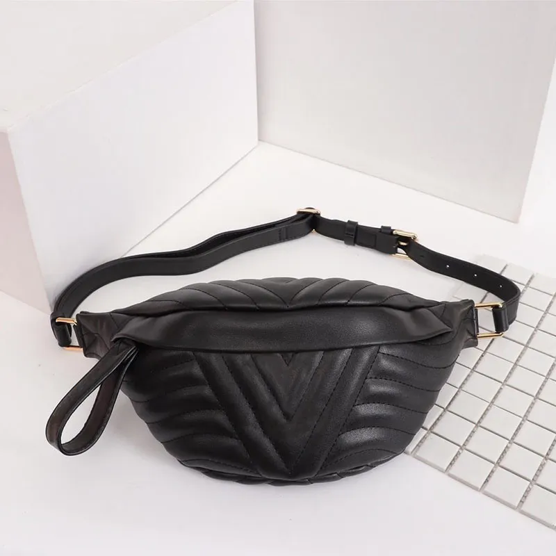 Bumbag waist bag men women fanny pack Women ceinture bags genuine leather cellphone case size 37x14x13 model M53750