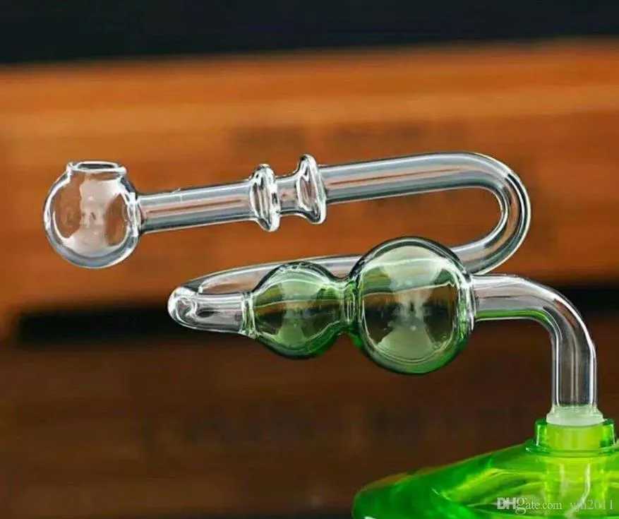 Coupe de verre de veau Bbong Wwater Pipe broyeur à ongles en titane, barboteurs en verre pour fumer des couleurs de mélange de tuyaux