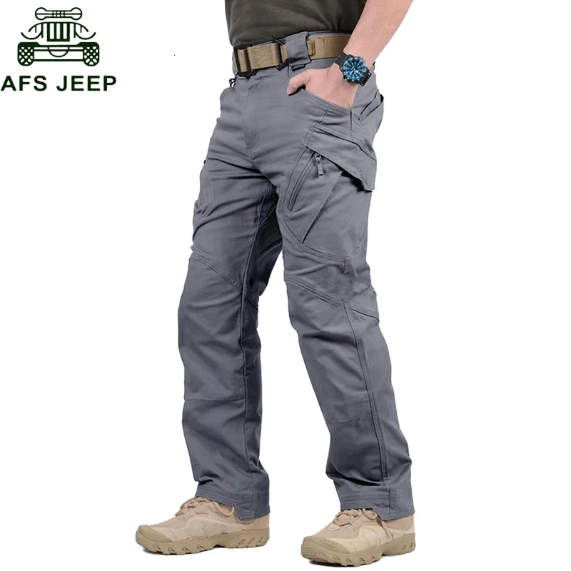 Pantalones de trabajo tipo cargo para hombre, cómodos, casuales, holgados,  estilo cargo, tela Ripstop, con bolsillos