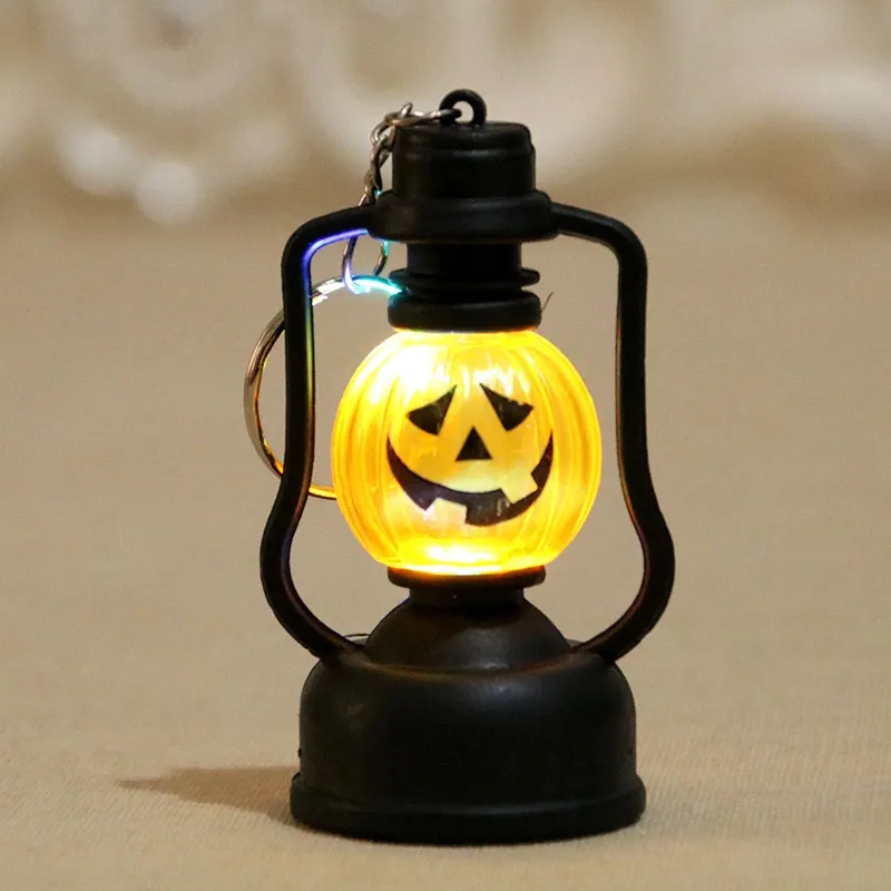 BRELONG Halloween Pumpkin Decorative Lantern Lampada portatile a cherosene Pumpkin Skull Night Light 1pc