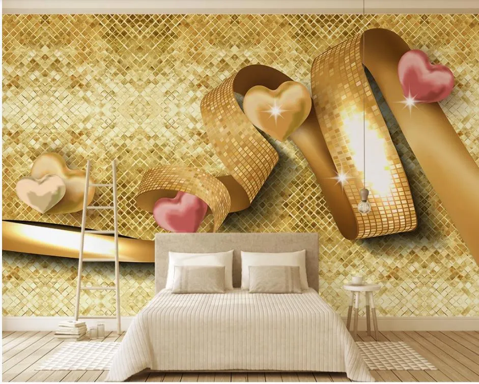 Romantic 3d wallpaper discount for bedroom walls