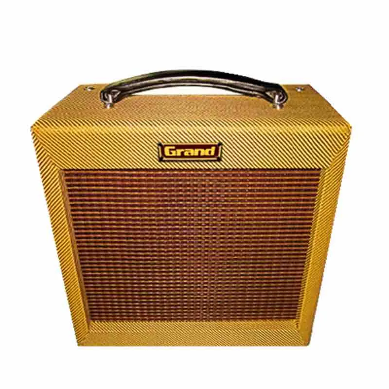 Custom Grand 5F2A 1 * 10 "Ręczna Przewodowa Tweed Guitar AMP Combo 5 W 1 * 8 Głośnik z tonowym Tone Control Instrument Musical