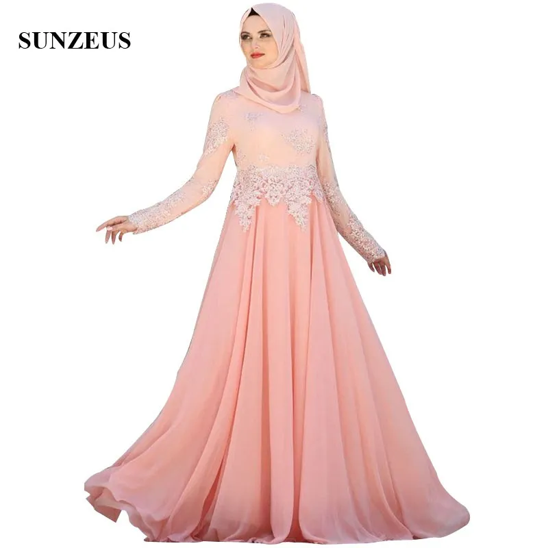 Long Sleeve Chiffon Dresses, Islamic Evening Gowns:... From Sunzeusdress,  $157.79 | DHgate.Com