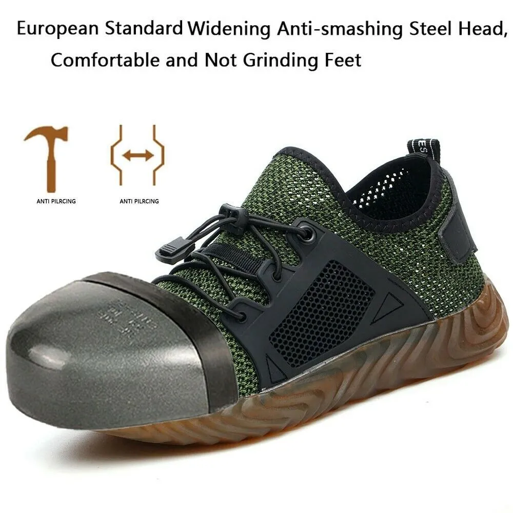 Unisex Lightweight Steel Toe Safety Shoes ... From Q1qweewq  display picture 3
