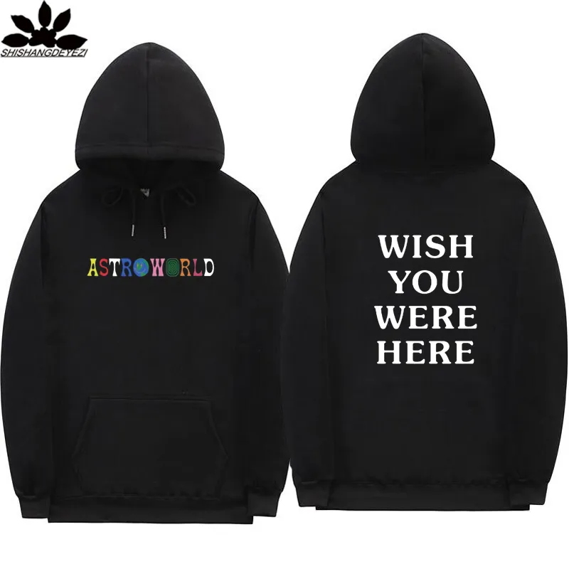 Sudaderas con capucha hombre Astroworld letra impresa con hombre y mujer sudadera