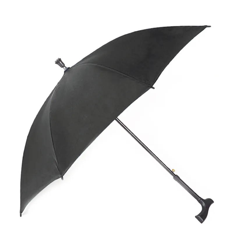 DH1000 Anti Slip UV Protection Long Handle Umbrella Crutches For Elderly Men And Women, Rain Or