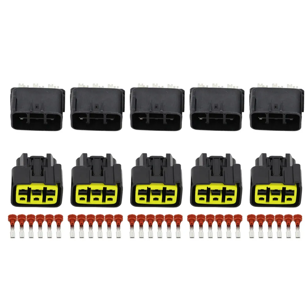 5 Sets DJ70610-3-10 / 21 Autolichte Connector Auto-onderdelen Accessoires Draadharnas Connector