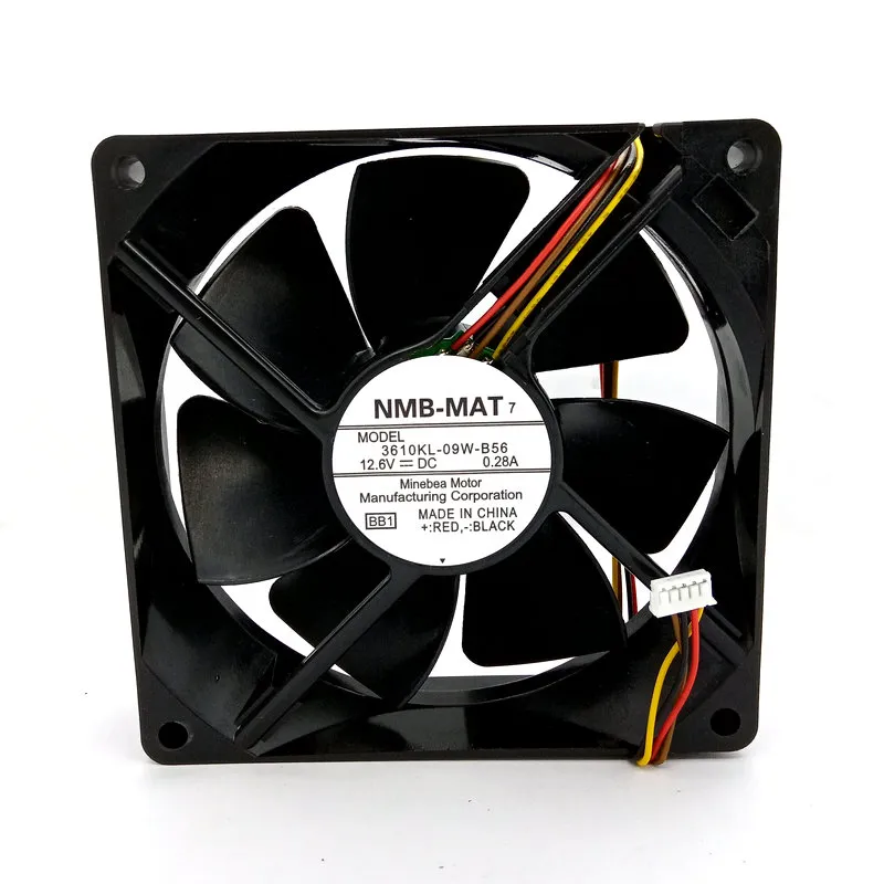 New Original Projector cooling fan NMB 3610KL-09W-B56 90x90x25MM DC12.6V 0.28A 9cm 4Lines