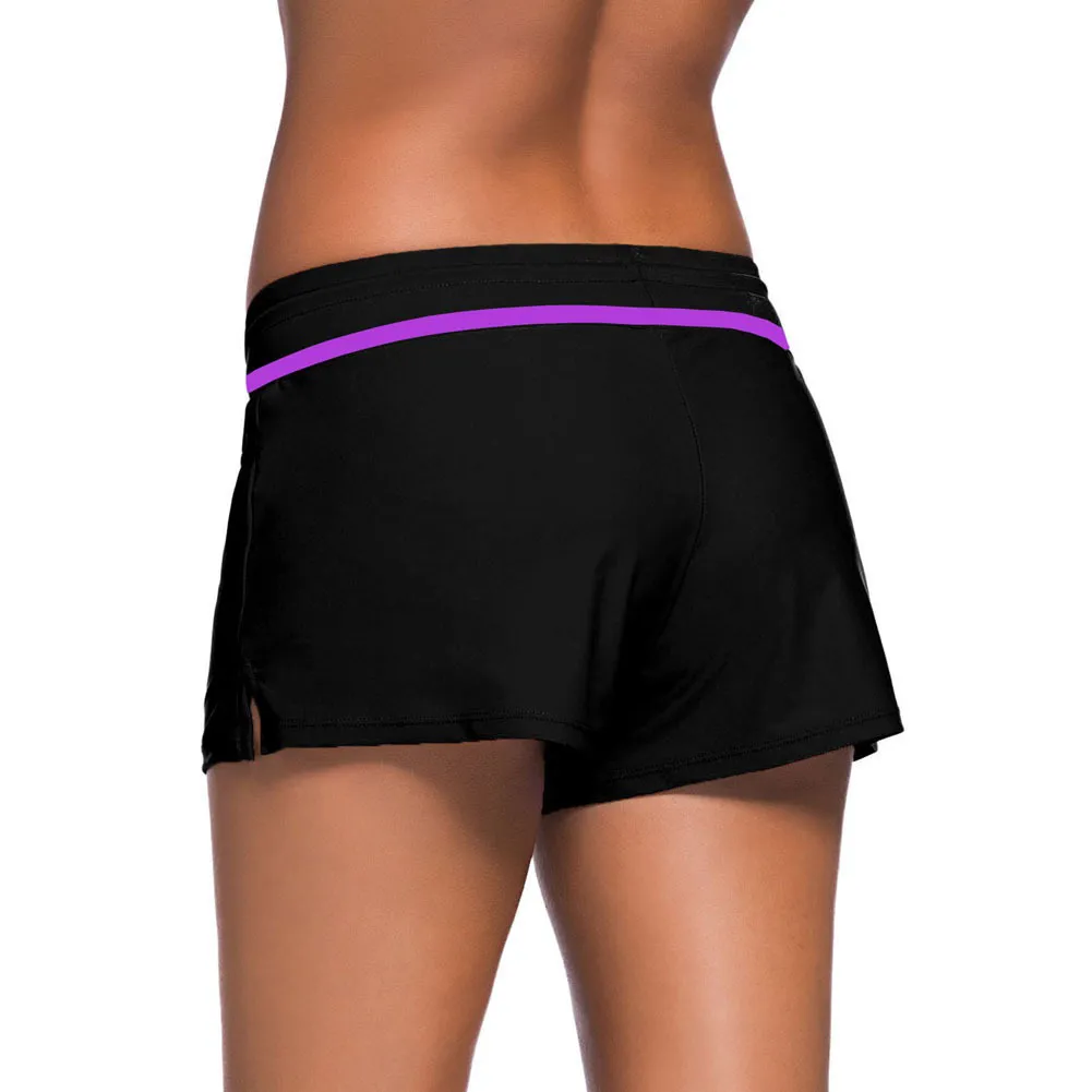 Womens Separate Two Piece Womens Spandex Swim Shorts Set Solid Color  Swimsuit Pants For Sports, Running, Beach, And Pool Plus Size Available  From Luote, $6.33