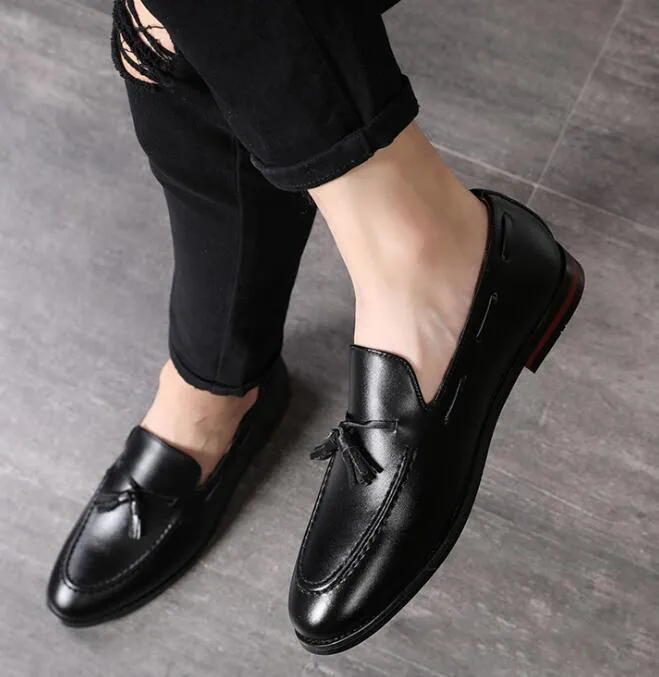 Mannen Schoenen Leer Designer Loafers Casual Schoenen Mannen Flats 2019 Moccasins Zachte slip op voor Mannen Loafers Rijden Schoenen