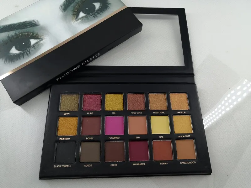 2024 New Beauty Rose Glod Leyeshadow Palette 18 Color