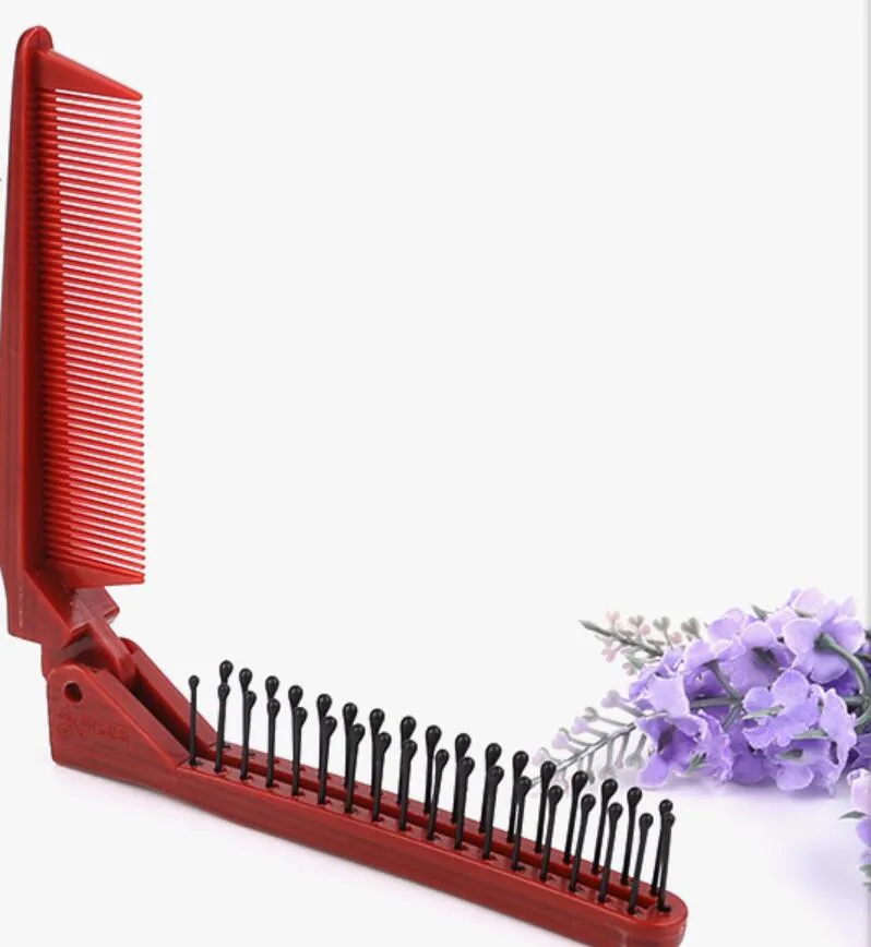 Toppkvalitet Travel Hair Comb Borste Vikbar Massage Anti-statisk Portable Folding Hair Comb FriseSing Styling Tool