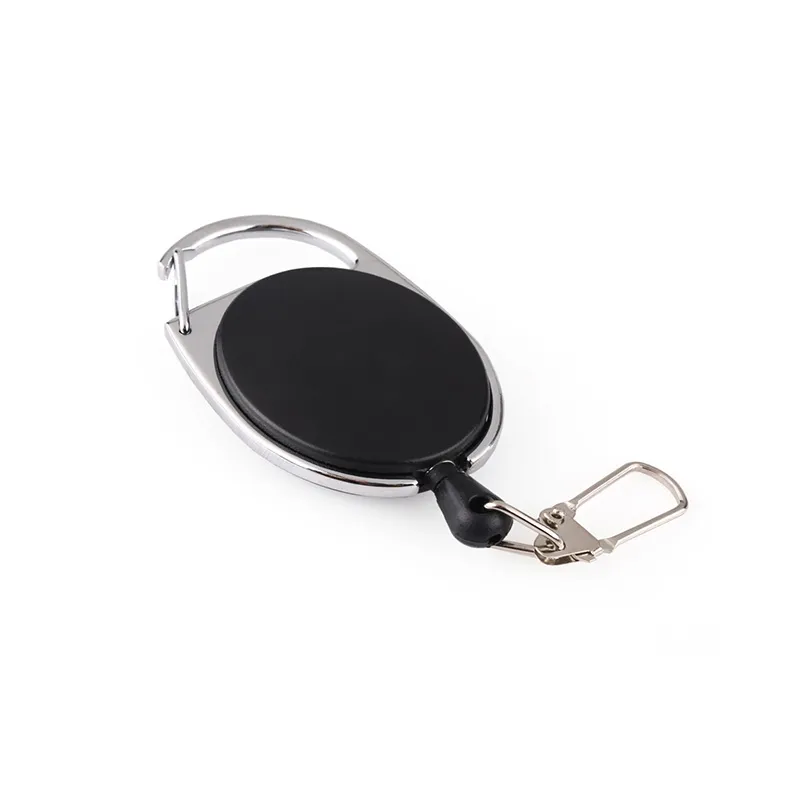 Telescopic Keychain Extendable Anti Theft Key Ring Leash For