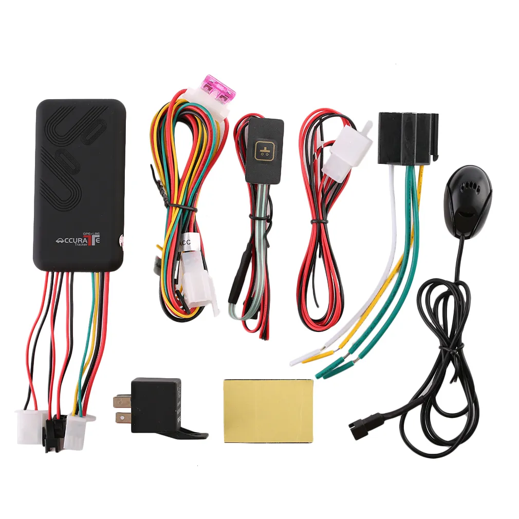 GT06 Mini voiture GPS Tracker SMS GSM GPRS véhicule système de suivi en ligne moniteur télécommande alarme pour moto + Microphone