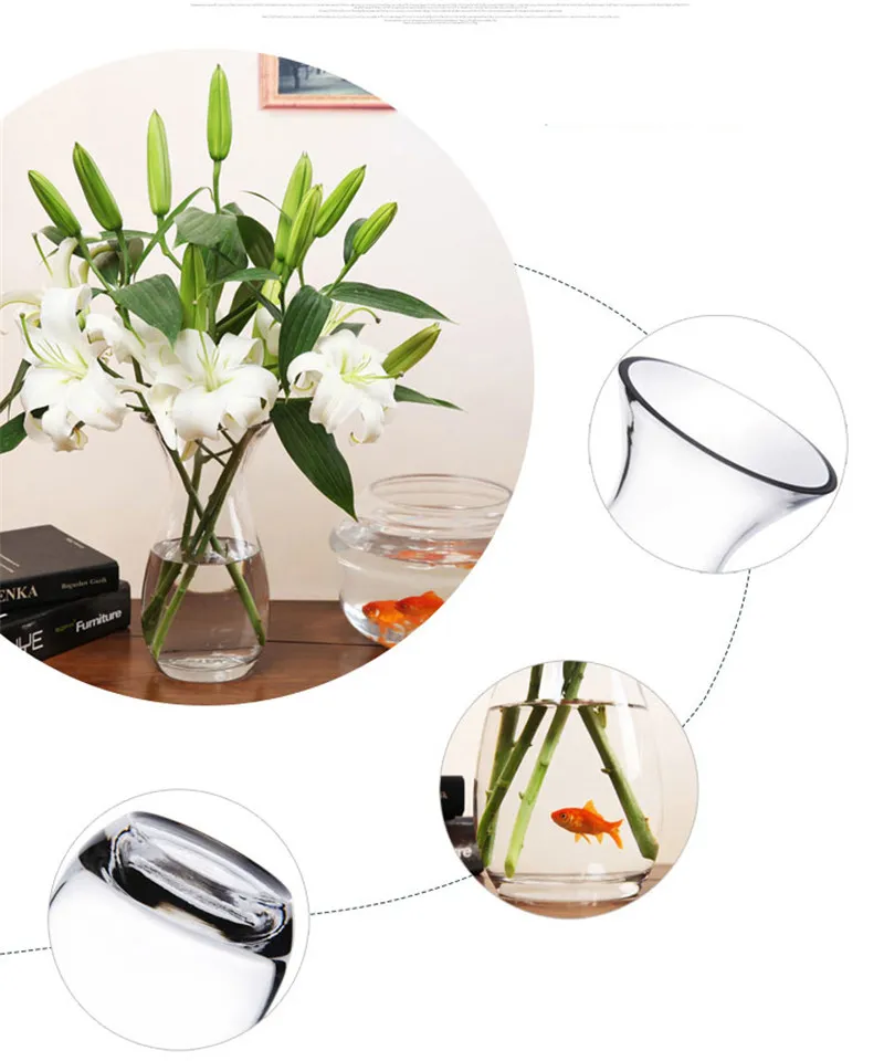 flower vase glass vase fashion glass flower vase pot05