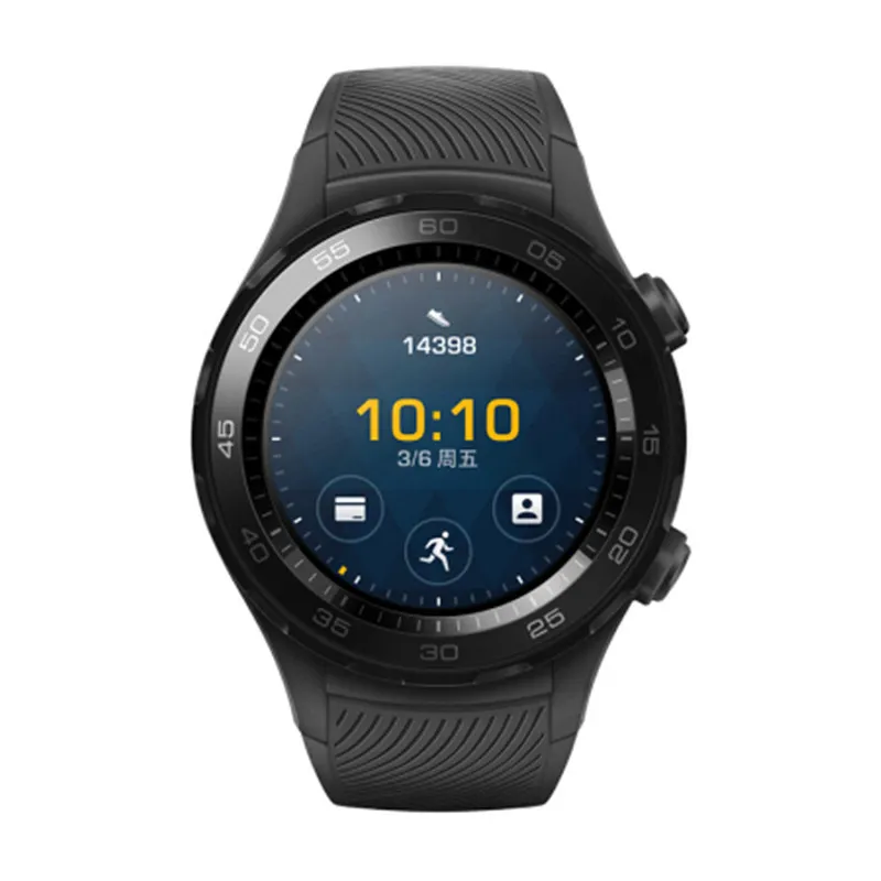 GPS NFC Akıllı İzle Nabız Esim Kol İçin Android iPhone'u çağrılması Orijinal Huawei Watch 2 Akıllı İzle Destek LTE 4G Telefon