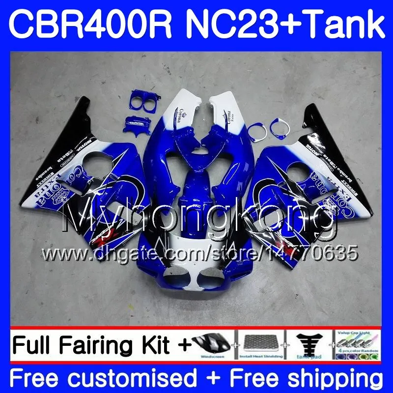 +Tank For HONDA Blue HOT CBR400 RR NC23 CBR400RR 88 89 90 91 92 93 266HM.8 NC29 CBR 400 RR 400RR 1988 1989 1990 1991 1992 1993 Fairing