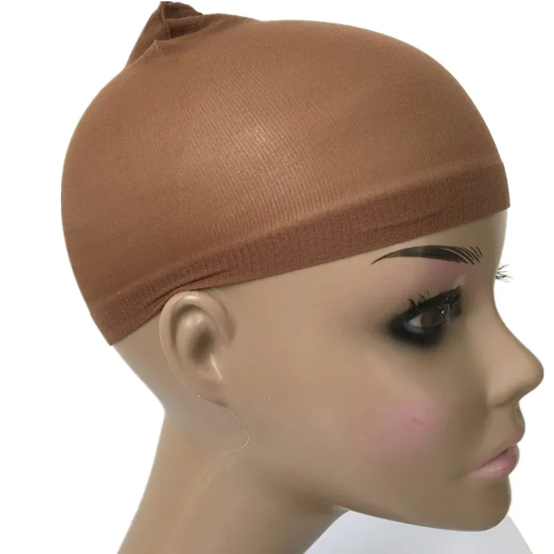 شعر مستعار ديلوكس كاب 24 أجزاء hairnet الأسود البني شقراء اللون weavingcapcap لارتداء الباروكات snood النايلون شبكة قبعات