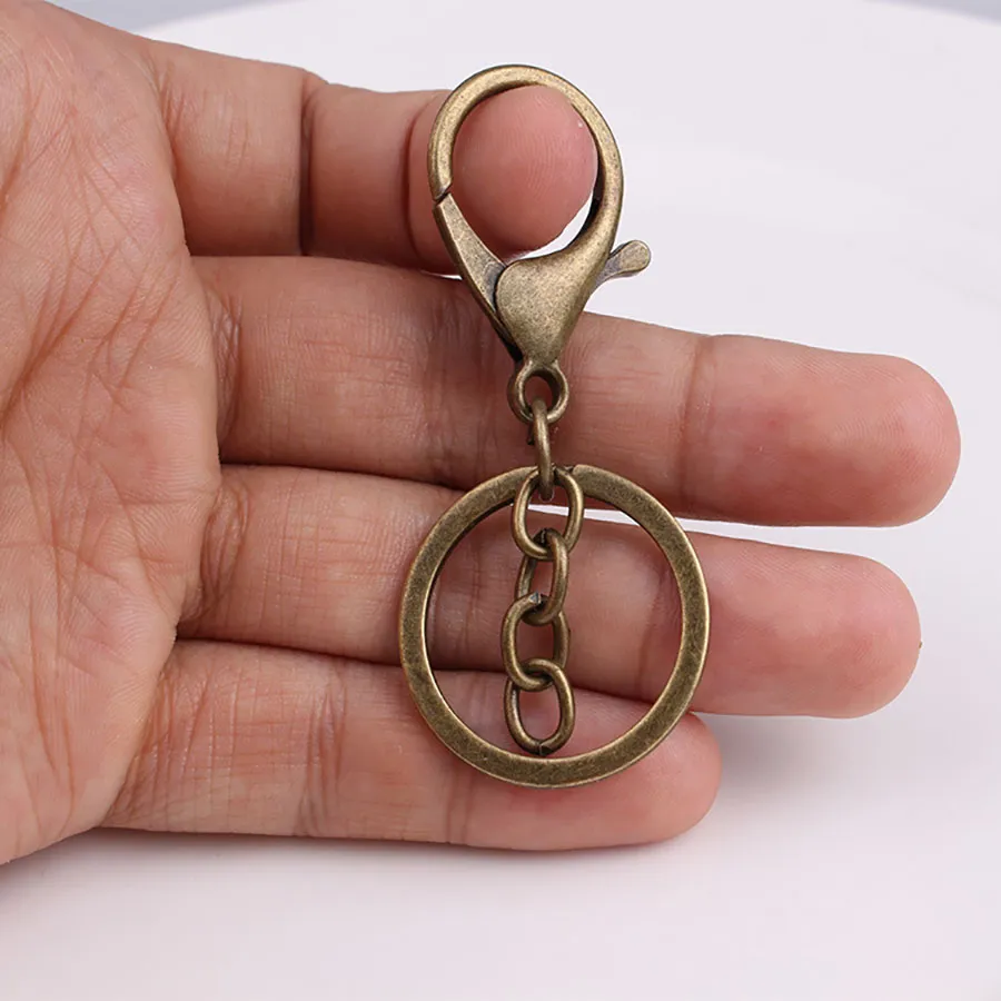 30Pcs Lobster Claw Clasps Keychain for Jewelry Making