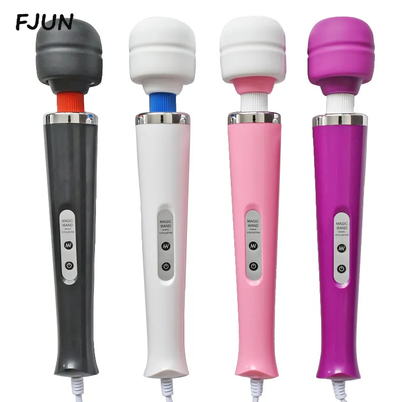 10 Velocidades New Vibrabor Magic Wand Massager Big Magic Magic Massagem Vaga Vibrators Sextoy Feminino Clitão Vibrador Brinquedos Sexuais Para As Mulheres Y190711