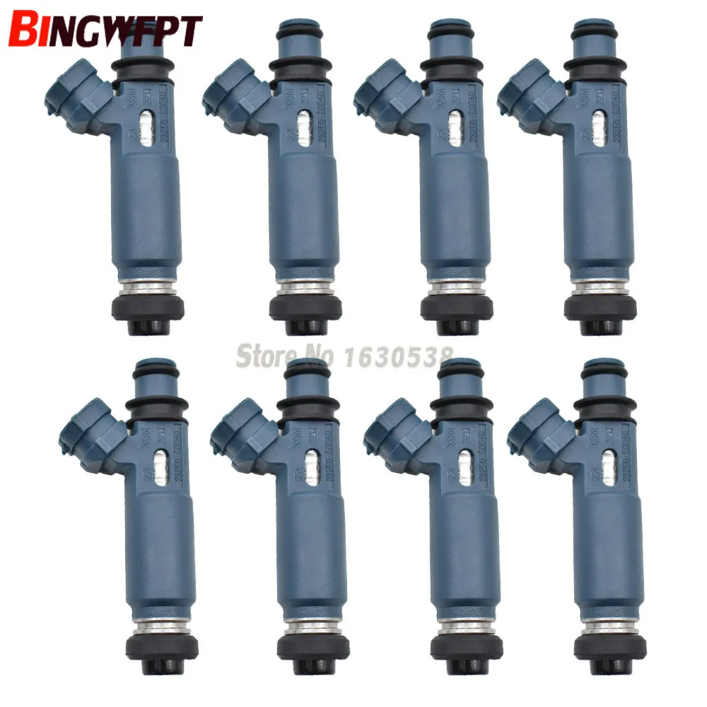 NEW ORIGINAL 8pcs Fuel Injectors for Toyota 4Runner GX470 LX470 98-05 4.7L V8 OEM 23250-50040 23209-50040