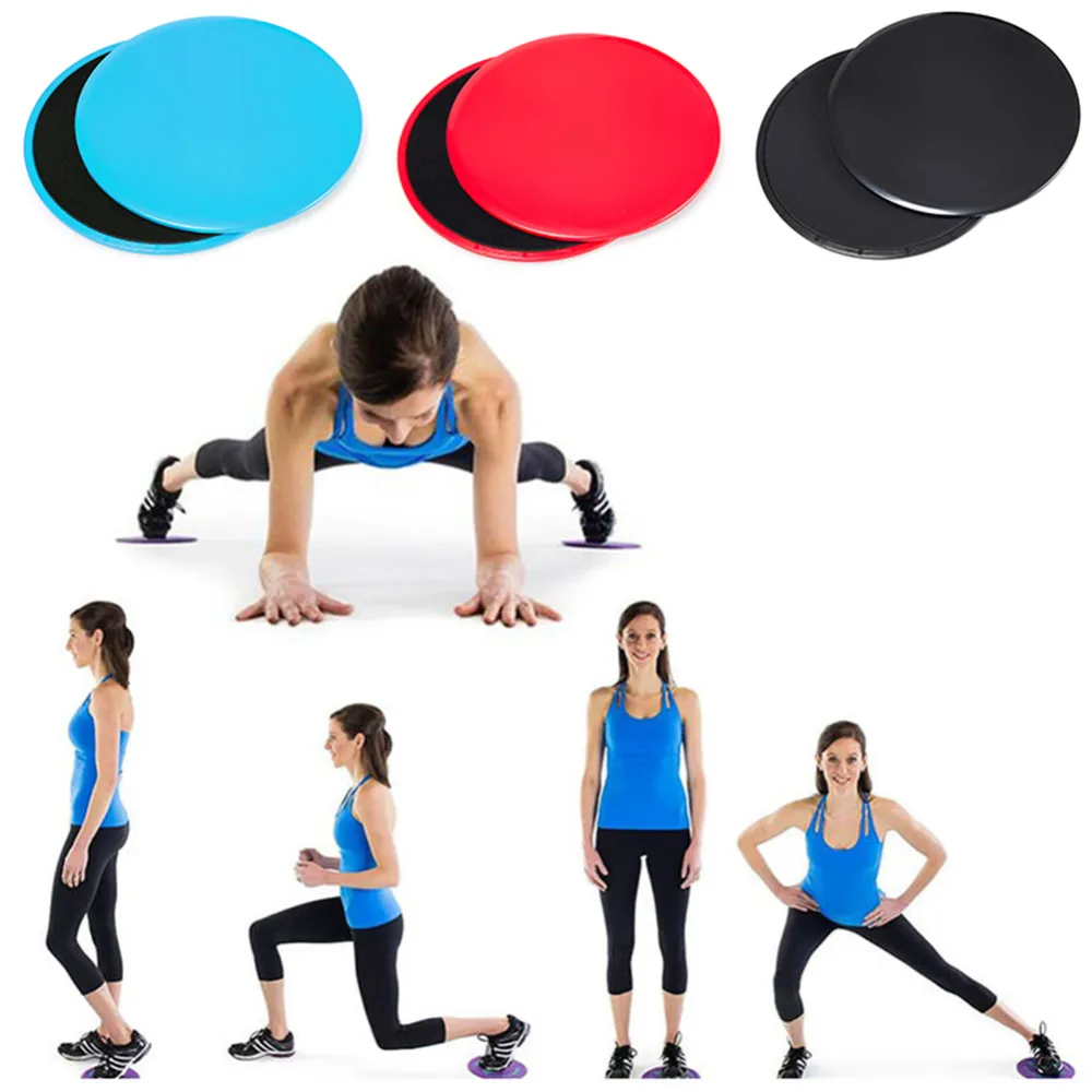 2pcs 176*8mm ABS Yoga Mat Divis Dists Slider Fitness Discy Plate Sliding Plate for Yoga Gym Corring Equipment