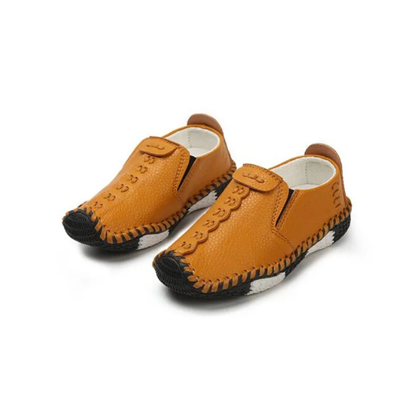 Children's Shoes Boys Small Leather Shoe Boys Deep Mouth Soft Bottom Baby Casual Leather Shoes 2020 Autumn New Children's Shoes