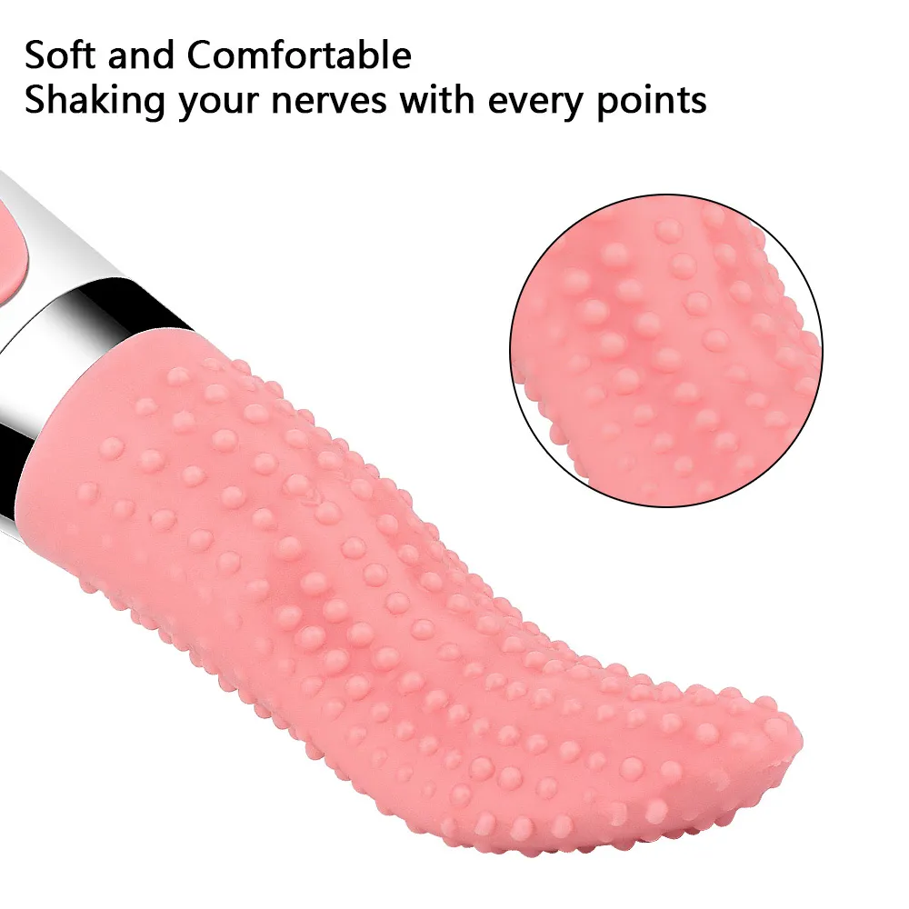 Stimulateur Vibrant Langue Pour Clitoris Et Vagin - Neuf