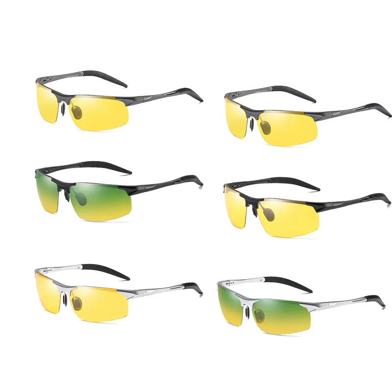 Occhiali da sole polarizzati abbaglianti antiriflesso Occhiali da sole per automobilista Occhiali per la visione notturna Occhiali da guida polarizzati Accessori per occhiali da sole in rame