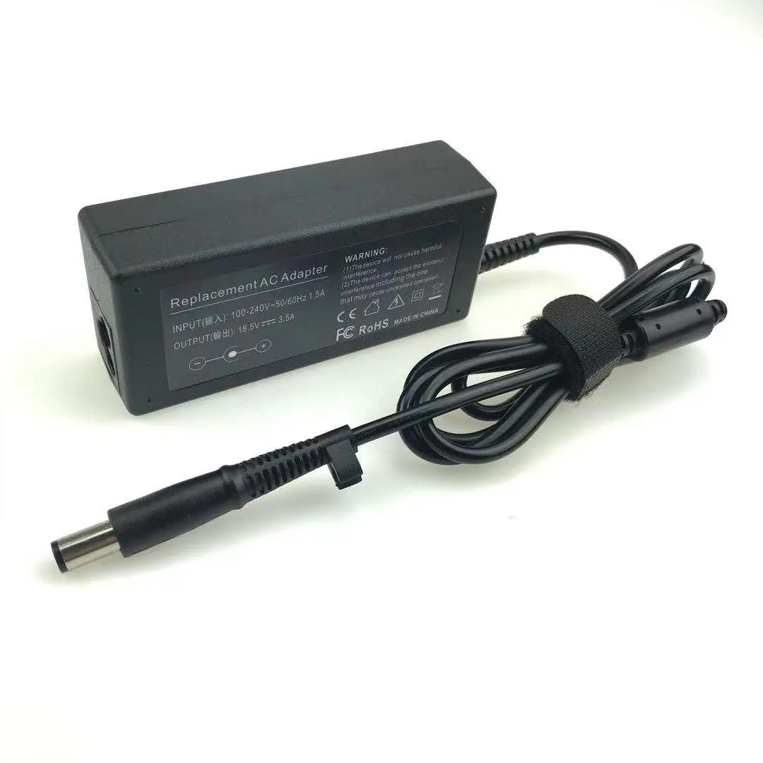 65W AC Adapter for HP 2000 series G4 G6 G7 DV4 DV5 18.5V 3.5A 7.4*5.0 Laptop Charger