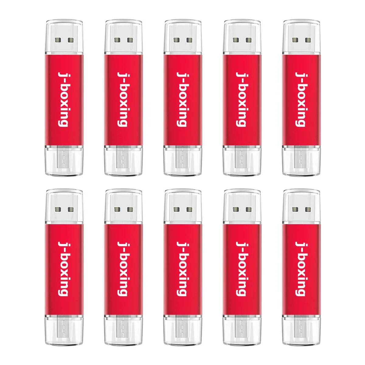 Многоцветный 10шт 64GB OTG USB 2.0 флэш-накопитель флэш-накопители для хранения карты памяти Memory Stick Pen Drive для компьютера Android смартфон Tablet Macbook