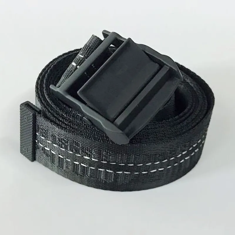 2020 Högkvalitativt varumärke Canvas Belt Men Leisure Black Belt Canvas Men Women Belts Letter3709759