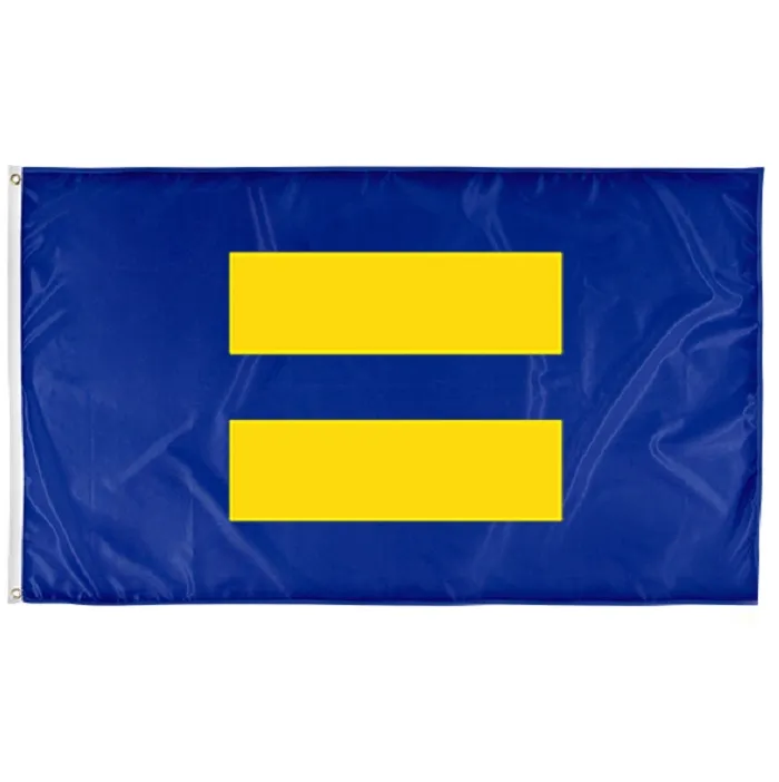 LGBTQ LGBT campagne des droits de l'homme drapeau égal drapeau de l'égalité volant suspendu 3x5 pieds 90*150 cm, livraison gratuite