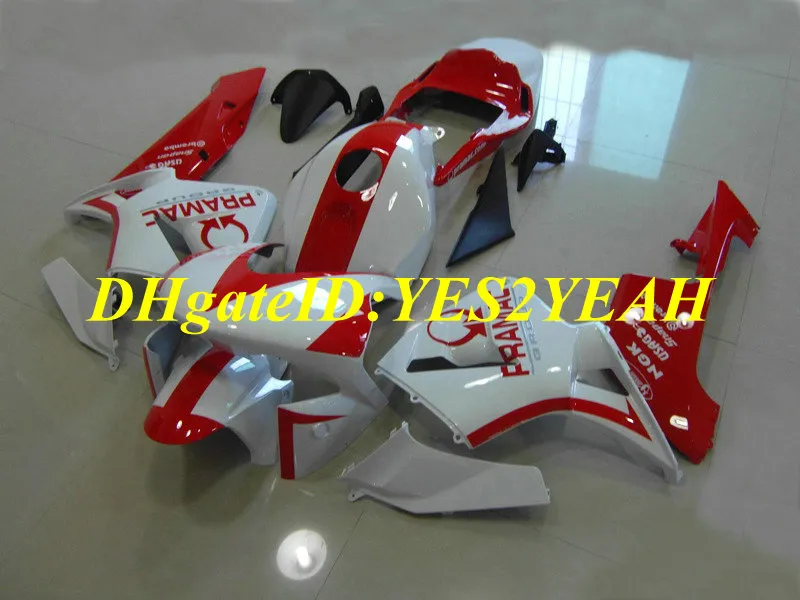 Honda CBR600RR 03 04 CBR 600RR F5 2003 2004 05 CBR600 ABS Red White Fairingsセット+ギフトHG54