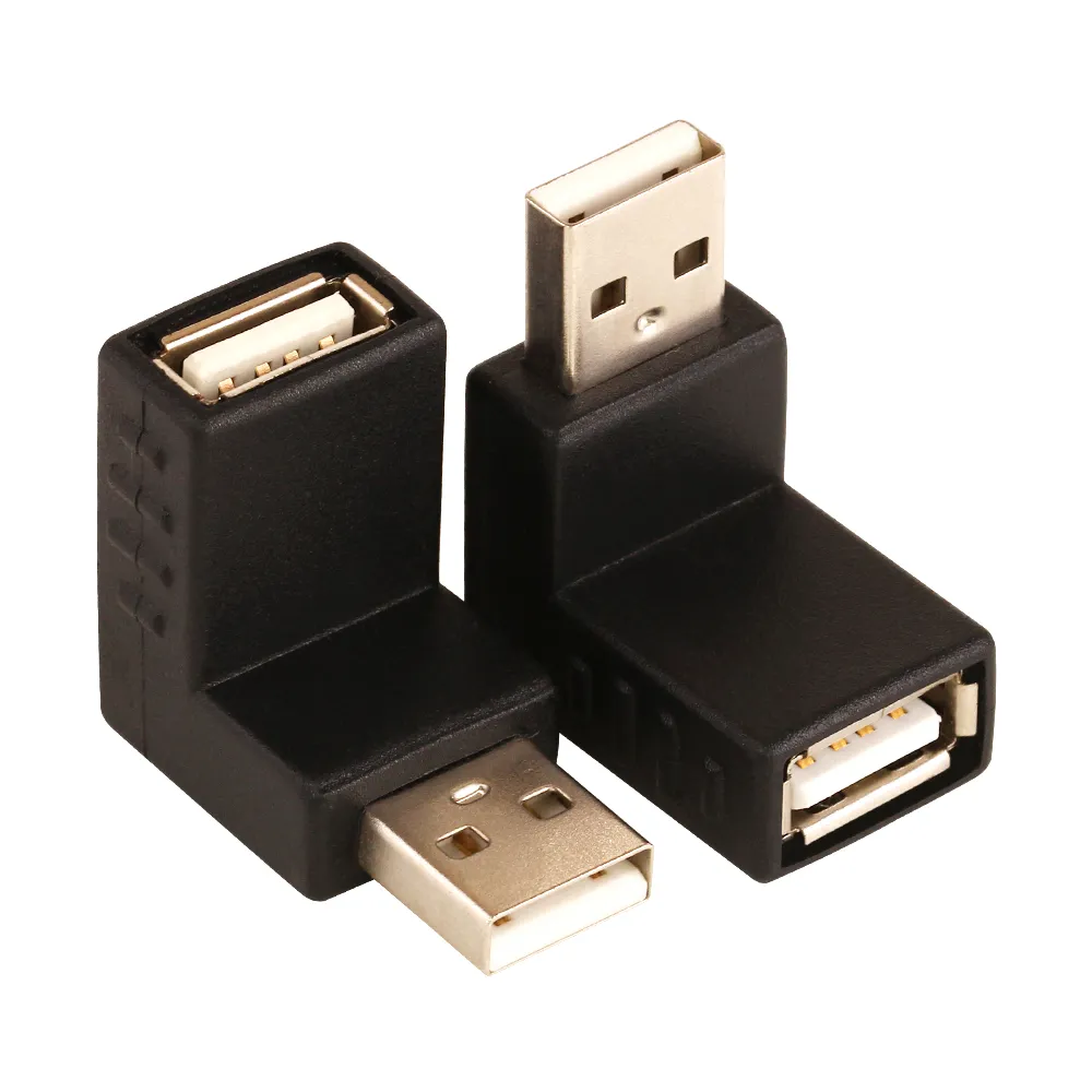 Câble adaptateur USB à connecteur USB 2.0 A femelle vers micro-USB 2.0 B  mâle OTG noir 0,20 m. - Discomputer