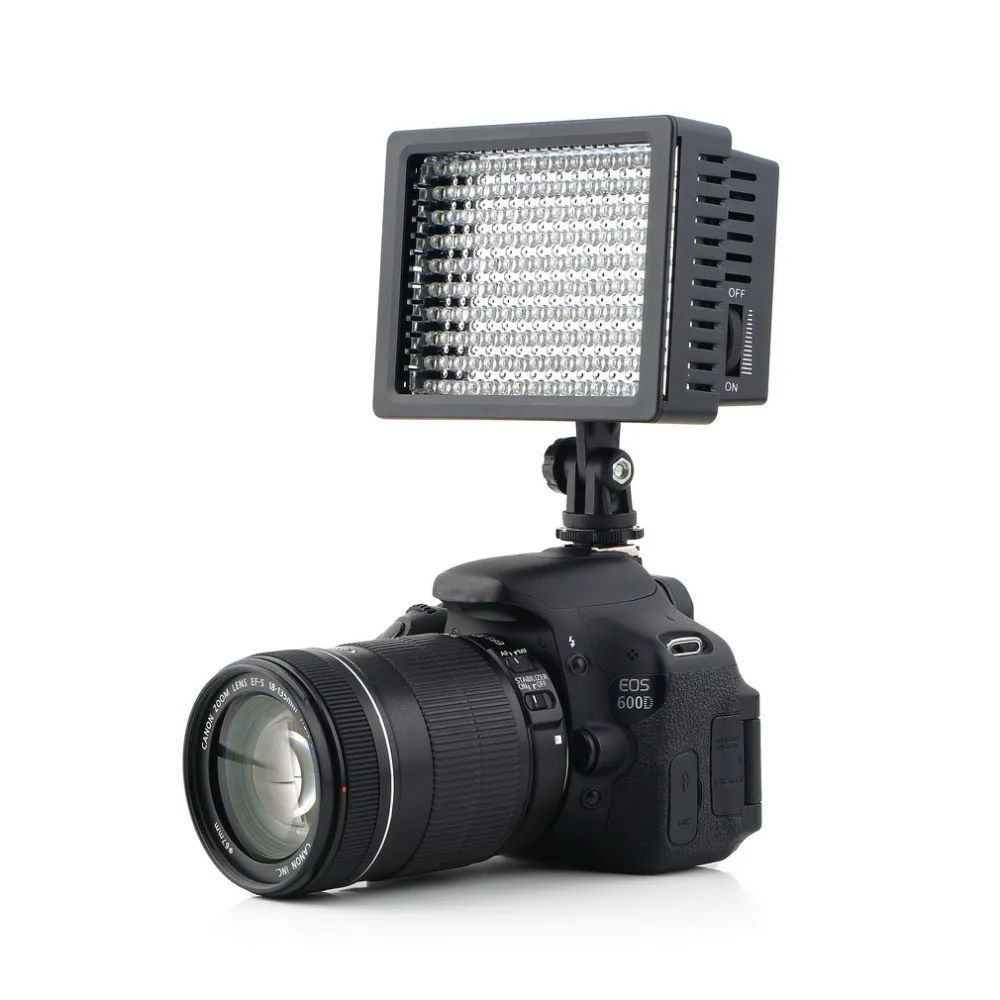 Freeshipping 160 LED Studio Video Light för Canon för Nikon Kamera DV-videokamera Fotografi Studio Professionell Högkvalitativ