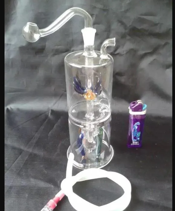 Wholesale Butterfly Flower Glass Water Bottle With Multi Colored Hand