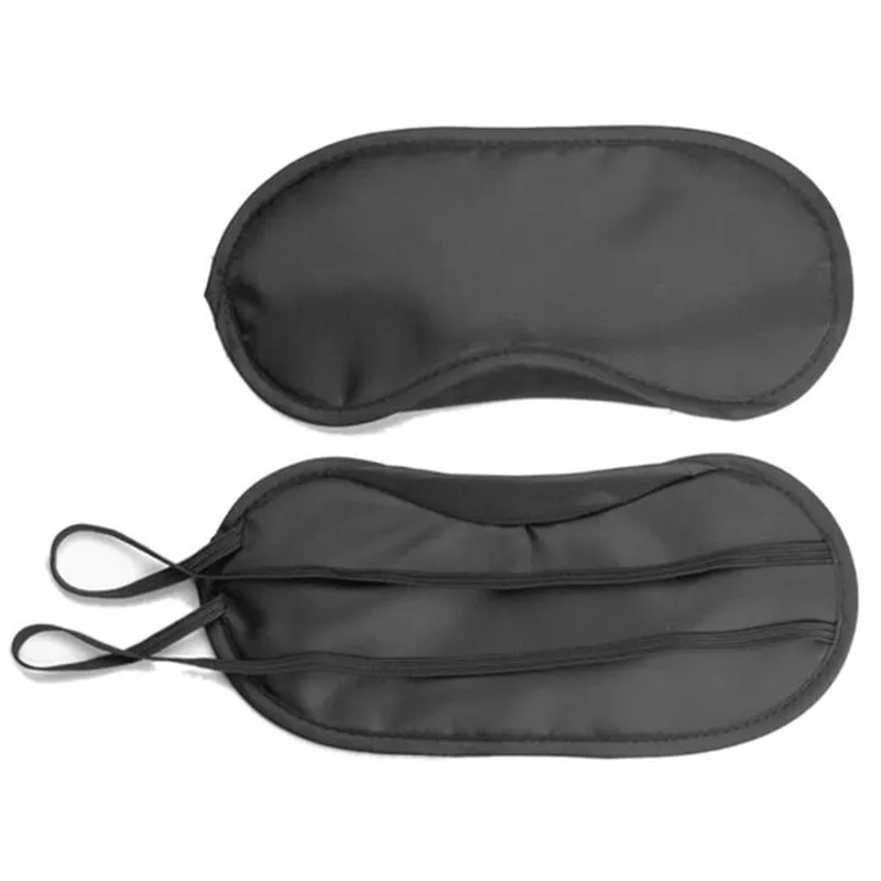 Slaapoog masker schaduw dutje cover blinddoek maskers luchtvrachtbril reizen gereedschap zachte polyester ooglap