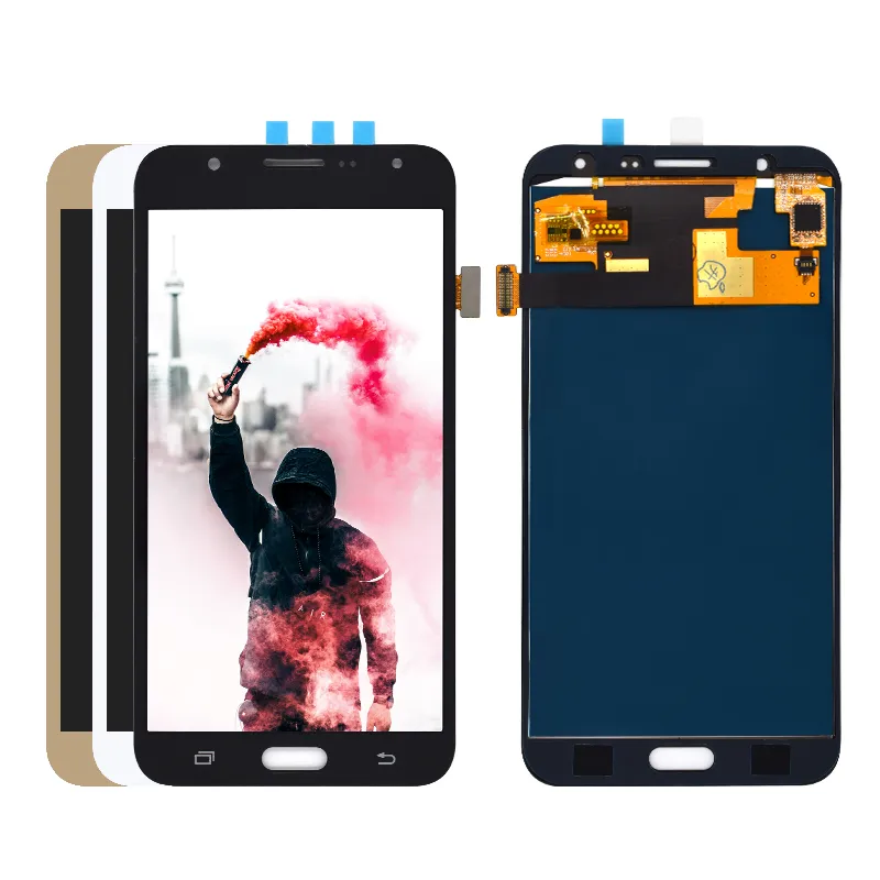 Dla Samsung Galaxy J7 2015 J700 może regulować jasność LCD SM-J700F J700M J700H / DS LCD Wyświetlacz + ekran dotykowy Digitizer Assembl