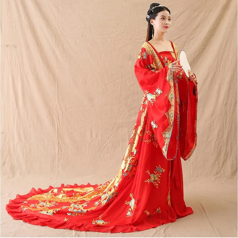 REDBMX 6M Chinese Traditional Hanfu Dress Women Han Dynasty