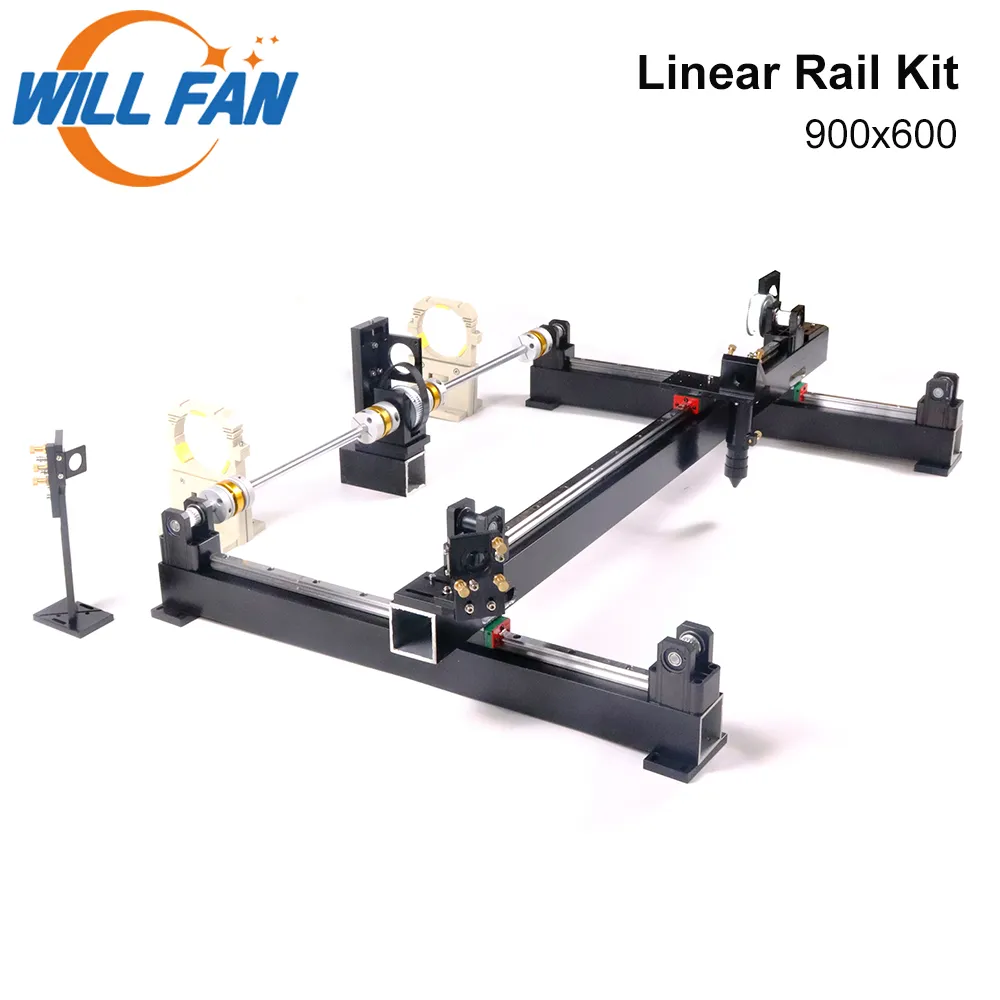 Will Fan 900x600mm Metal Mechanical Component Set Linear Guide Rail Kit Assemble CNC 9060 Co2 Laser Engraving Cutter Machine