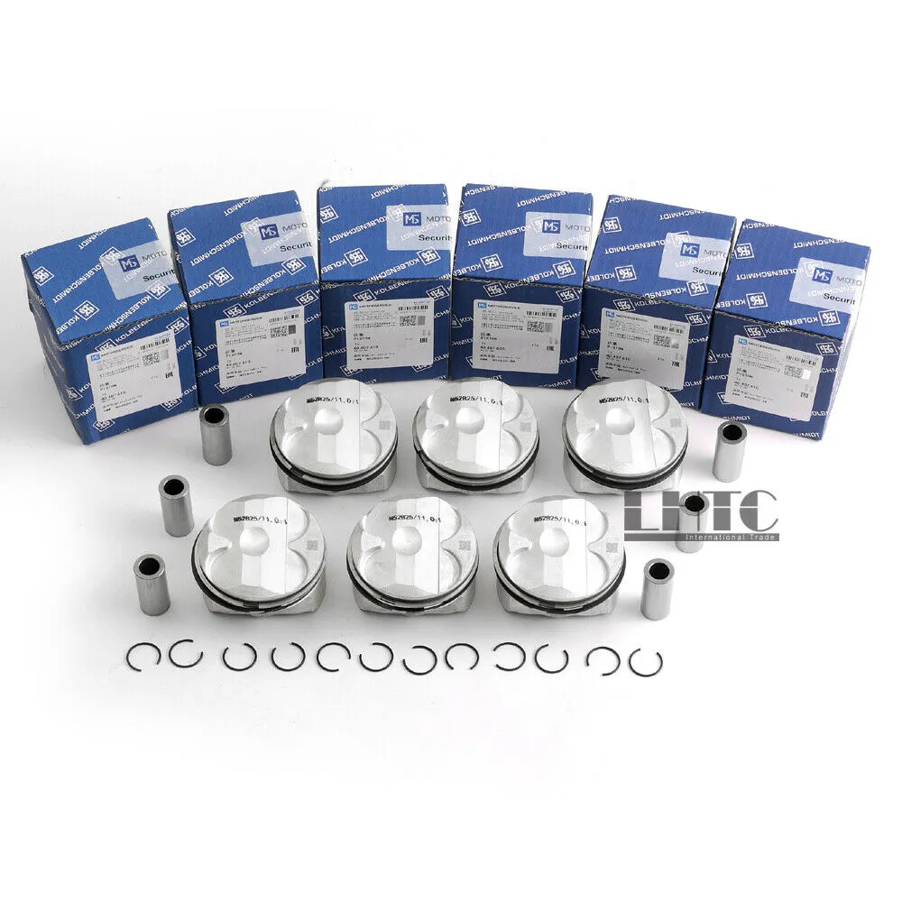 Set Of 6 KS CR Piston Rings 82mm 111 For BMW E60 E90 E92 323i 525i