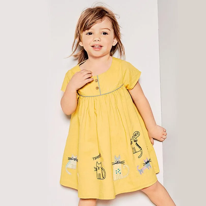 2019 Nouvelles robes de mer pour les filles 2-7ans Costumes de soirée pour les vêtements de fille qui habille les vêtements de bébé Made In China Tailles mélangées en gros 2-7Y