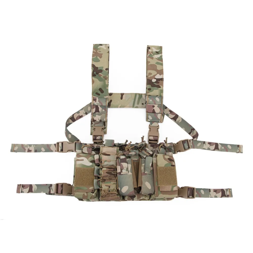 Taktische Sling Weste MOLLE Tasche 1000D Nylon Weste Gürtel Kampf Armee Kampf Kummerbunde mit Schulter Sling Harness