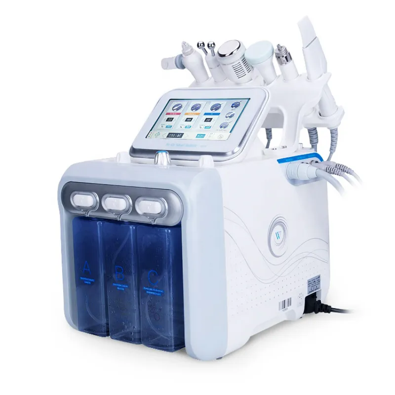 6 in 1 Hydra Dermabrasion Aqua Peel Clean Skin Care BIO Light RF 真空フェイシャルクレンザー Hydra 酸素ジェットピールマシン水