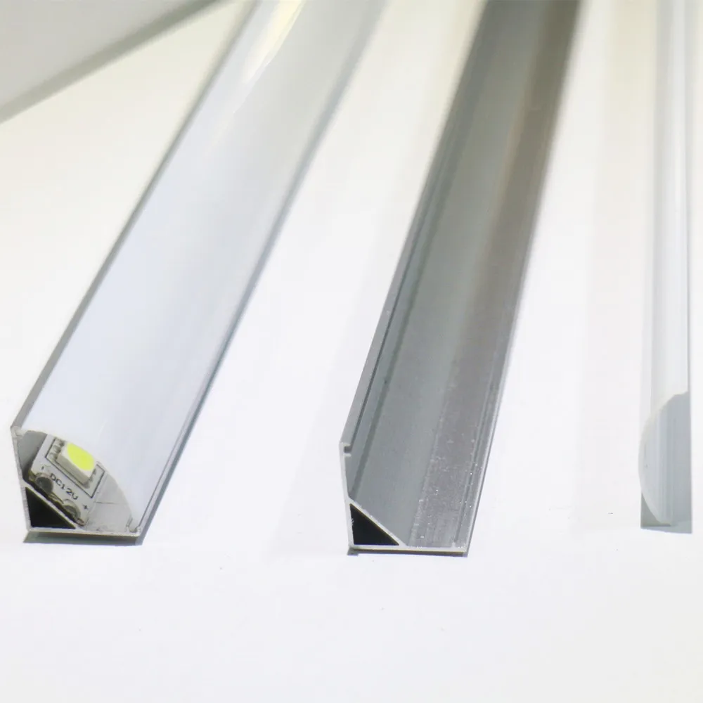 profilo alluminio striscia Freeshipping10-20PCS DHL 1m LED per 5050 5730 LED bar difficile condotta bar alloggiamento canale alluminio withcover copertura terminale