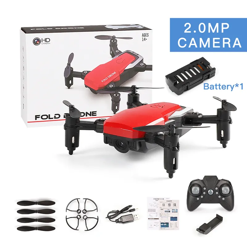 LF606 Wifi FPV RC Fold Drone Quadcopter With 0.3MP 2.0MP Camera 360 Degree Rotating Outdoor Flying Aircraft
