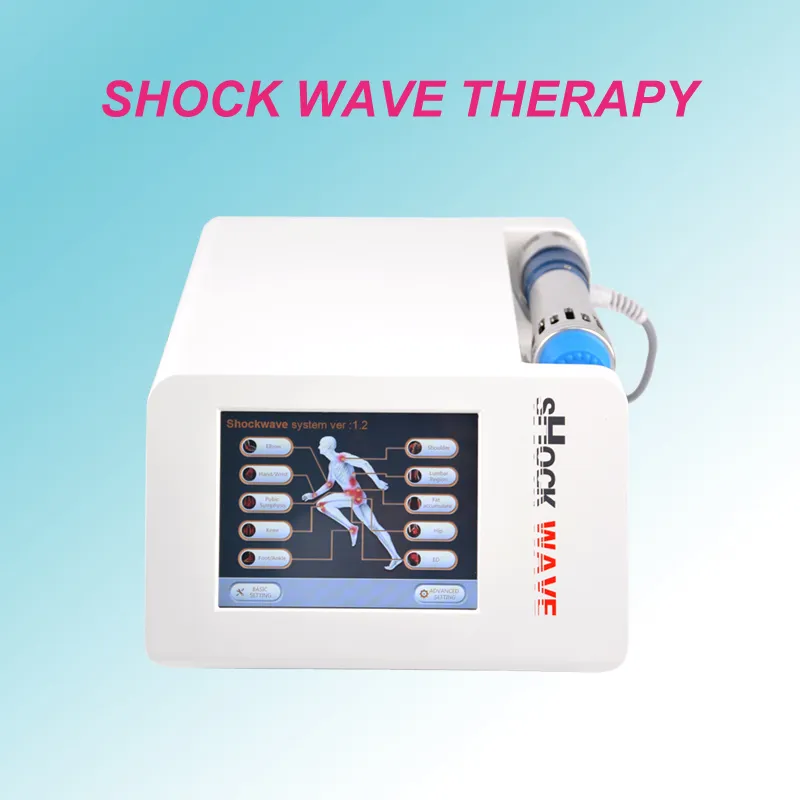 Potable Shock Wave Therapy Fysieke Shockwave-apparaat voor pijn Erectile DySfuntion en Fysiotherapie Machine