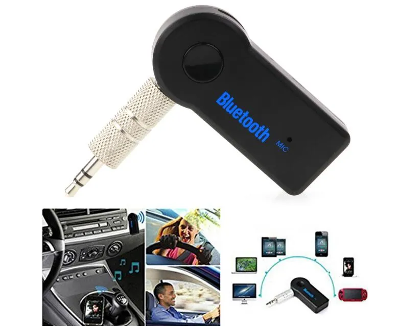 3.5mm Streaming Auto Bluetooth Audio Muziek Ontvanger Bluetooth Carkit Stereo BT 3.0 Draagbare Adapter Auto Aux A2DP