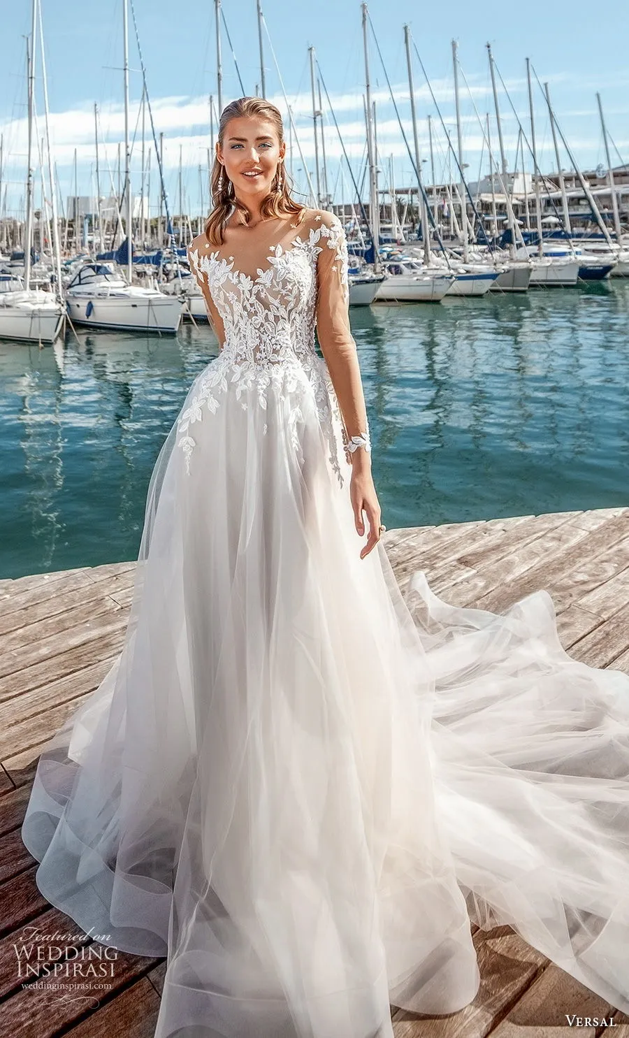 Long summer cheap wedding dresses